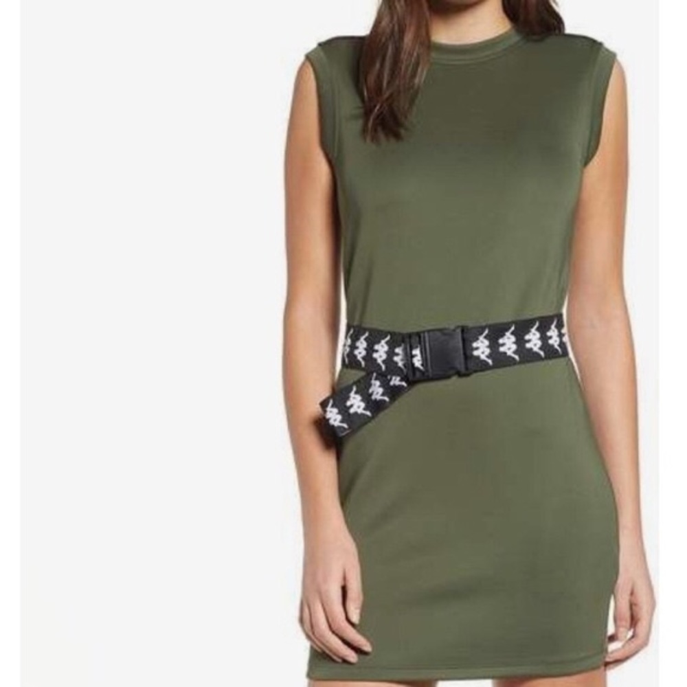 Kappa Belted Mini Dress